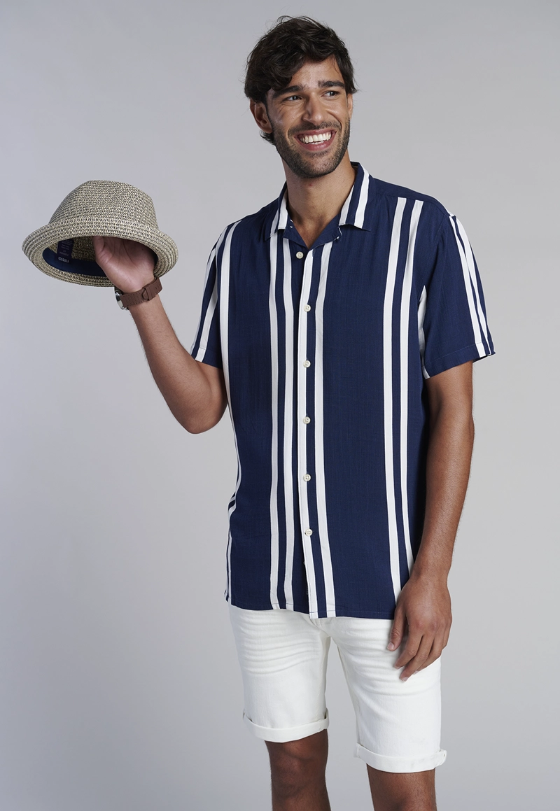 CAMISA INDIANA F NAVY - 5