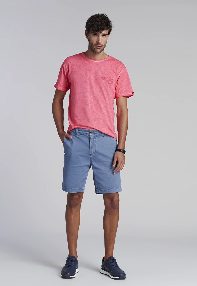 BERMUDA ALGODÓN HOMBRE FEROUCH CELESTE 251305Y0035 NEWPORT F LT. BLUE - 2