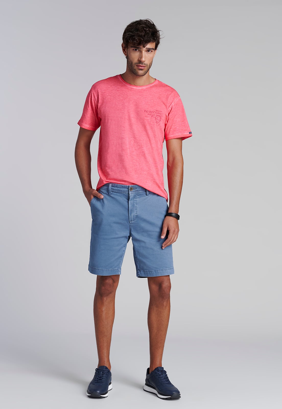 BERMUDA ALGODÓN HOMBRE FEROUCH CELESTE 251305Y0035 NEWPORT F LT. BLUE - 2