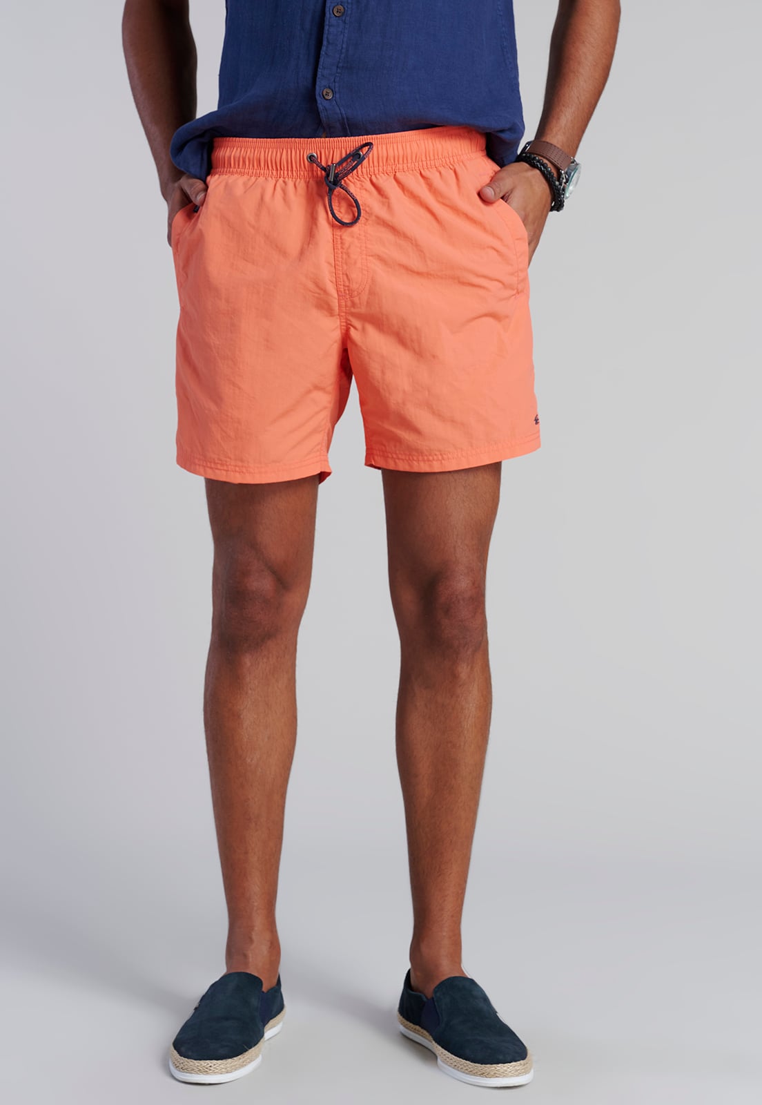 TRAJE DE BAÑO NYLON HOMBRE FEROUCH 463203Y0020 BASICO F CORAL - 1