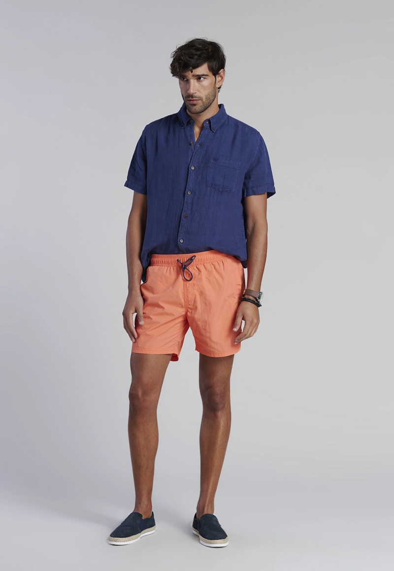 TRAJE DE BAÑO NYLON HOMBRE FEROUCH 463203Y0020 BASICO F CORAL - 2