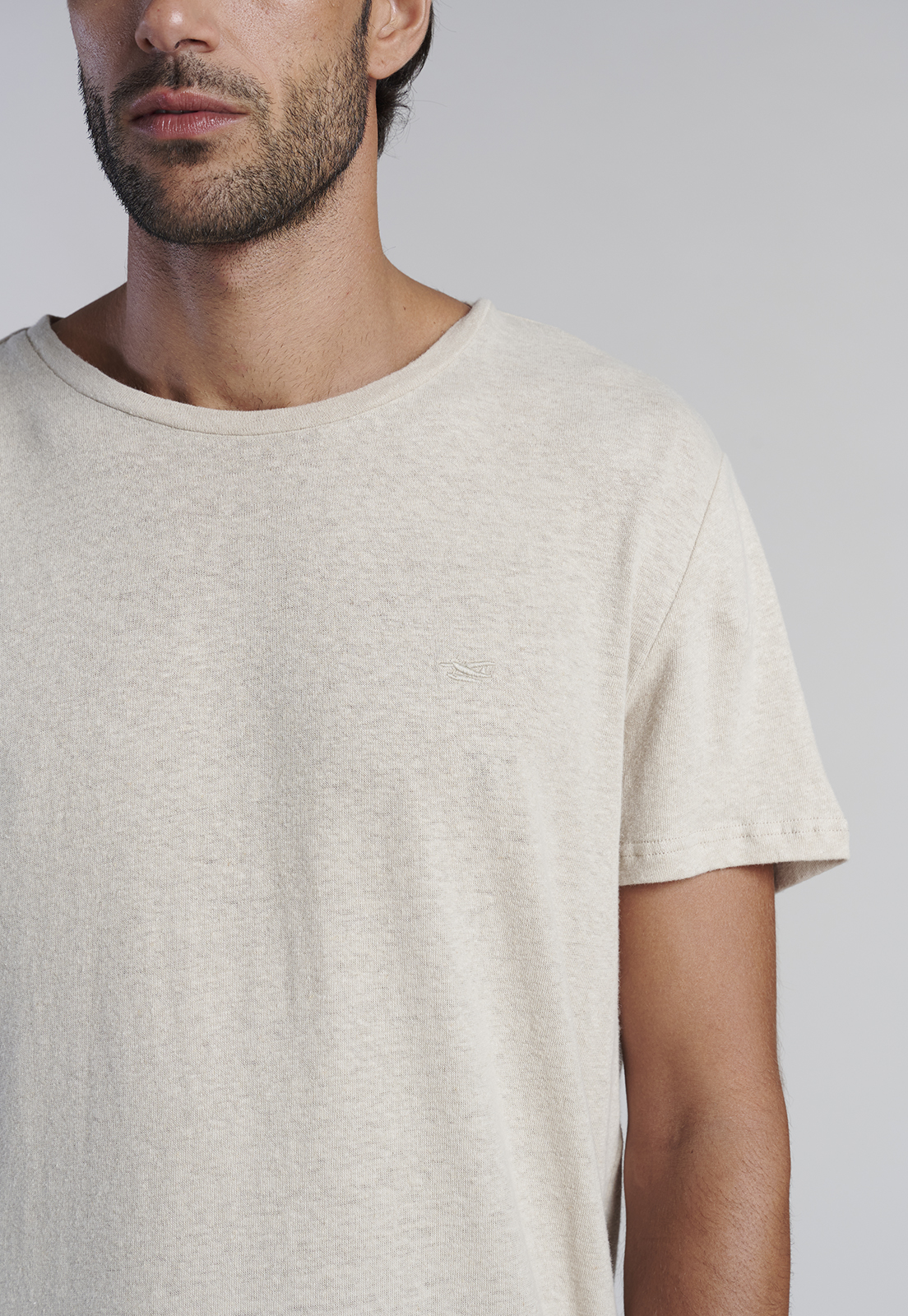 POLERA LINO ALBANY SAND - 3