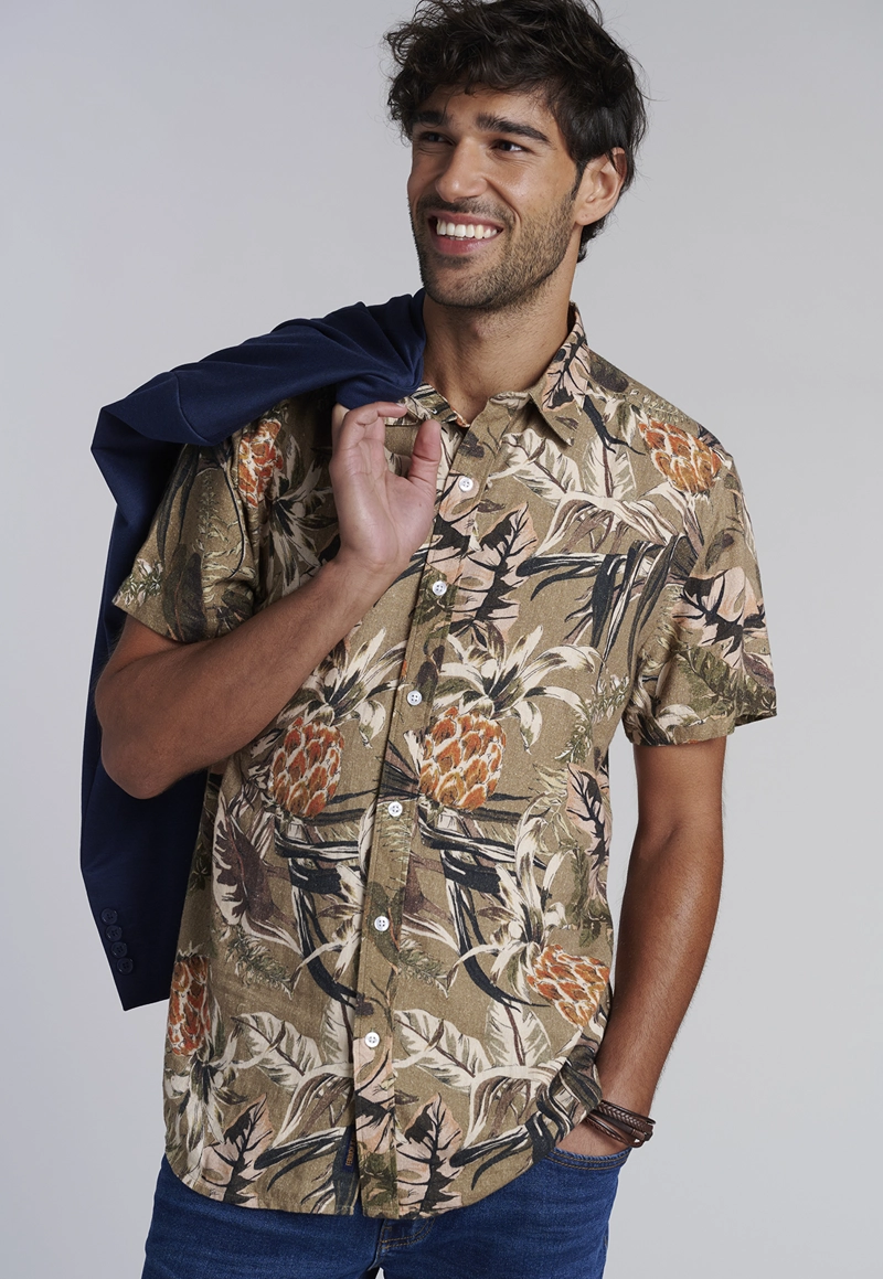 CAMISA ESTAMPADA MILITARY SAFARI FJ - 5