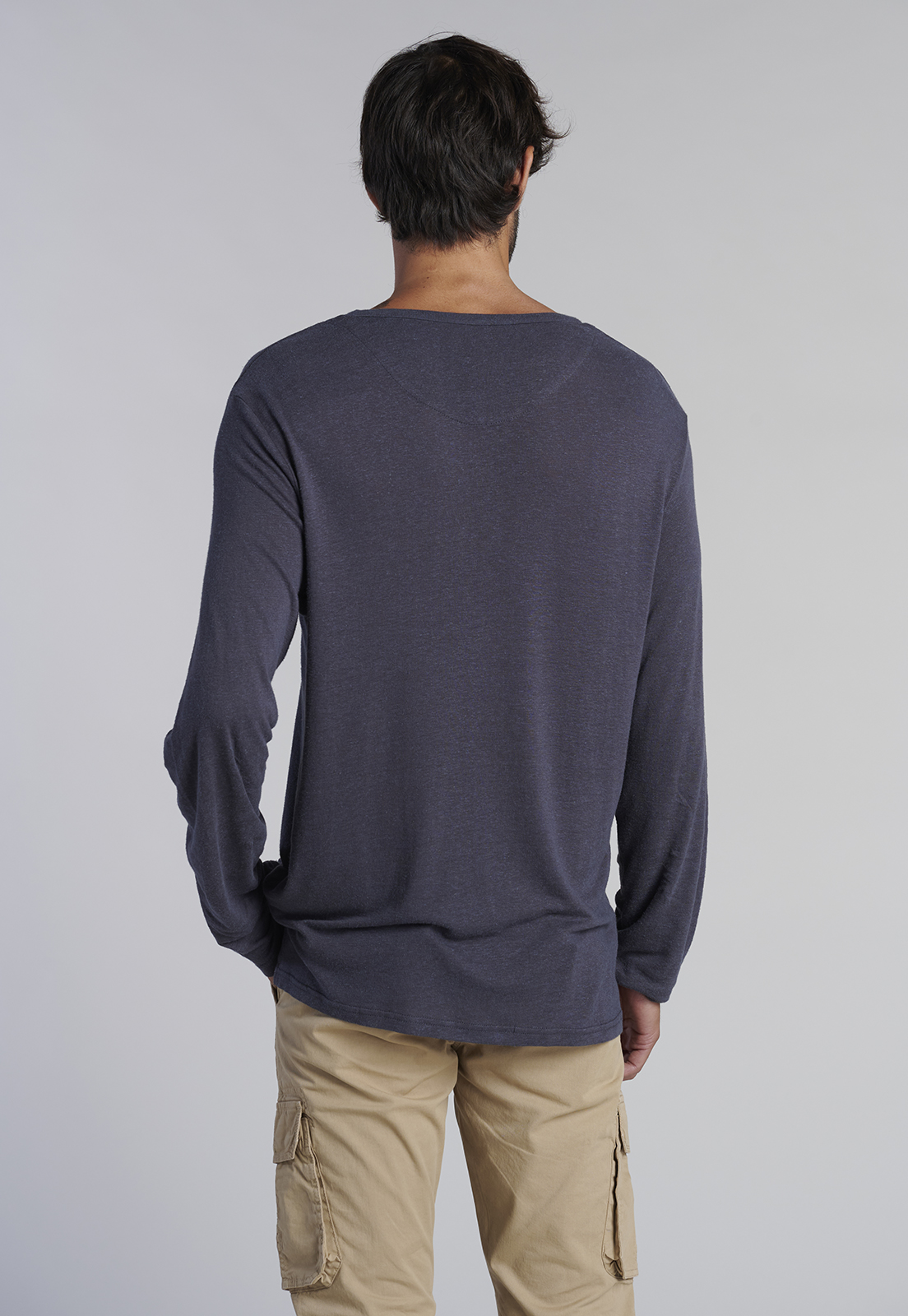 POLERA ML HENLEY NEW JERSEY METAL - 4
