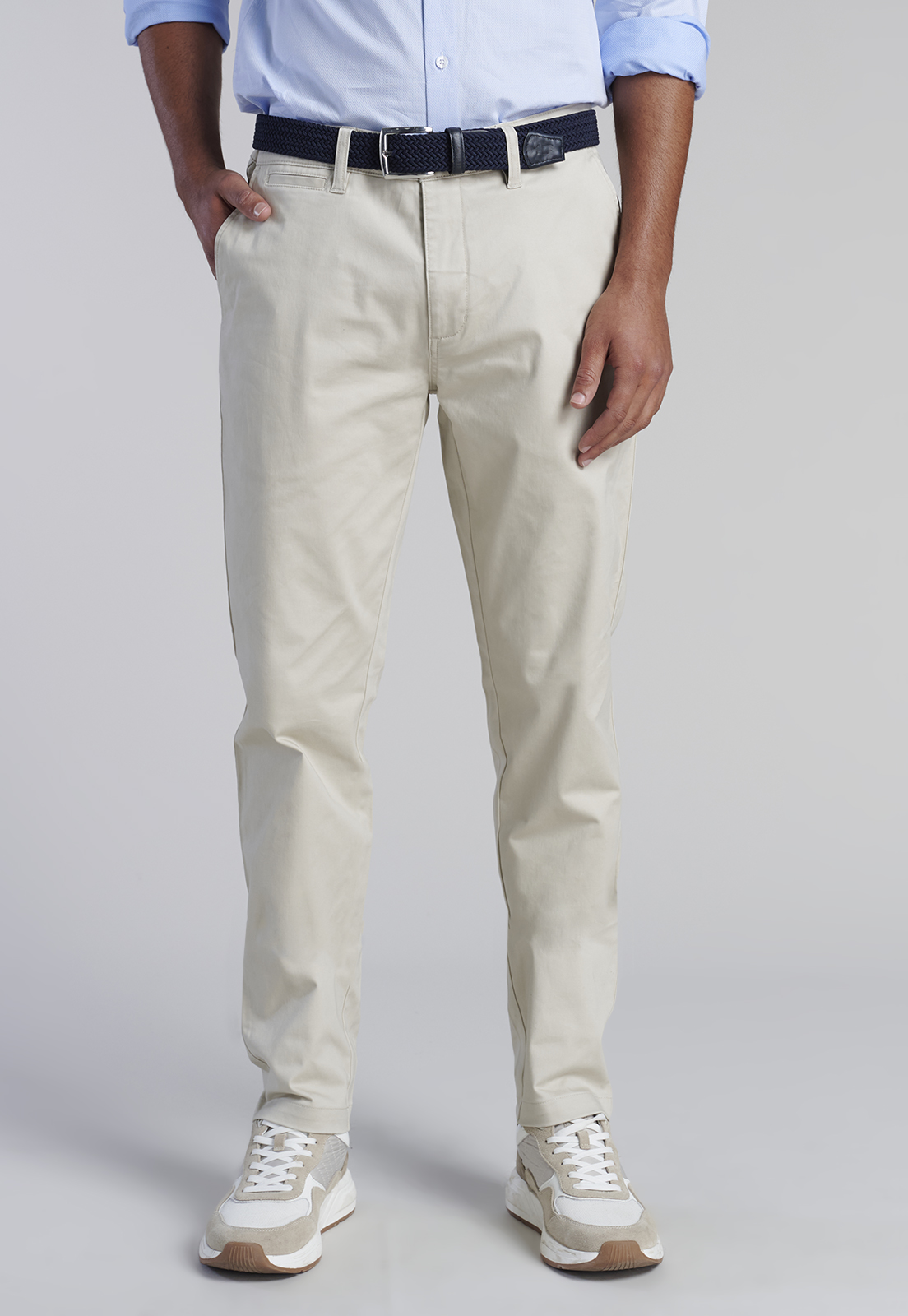 PANTALON TWILL SAND SLIM /33 - 1