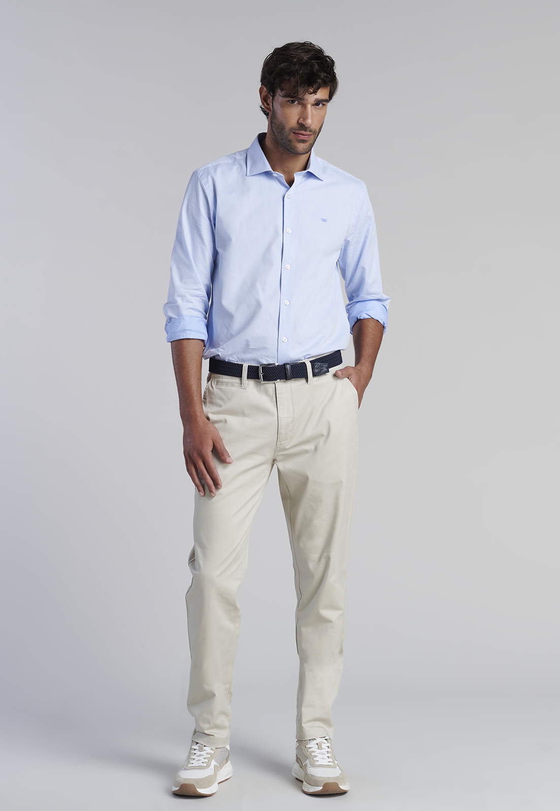 PANTALON TWILL SAND SLIM /33 - 2