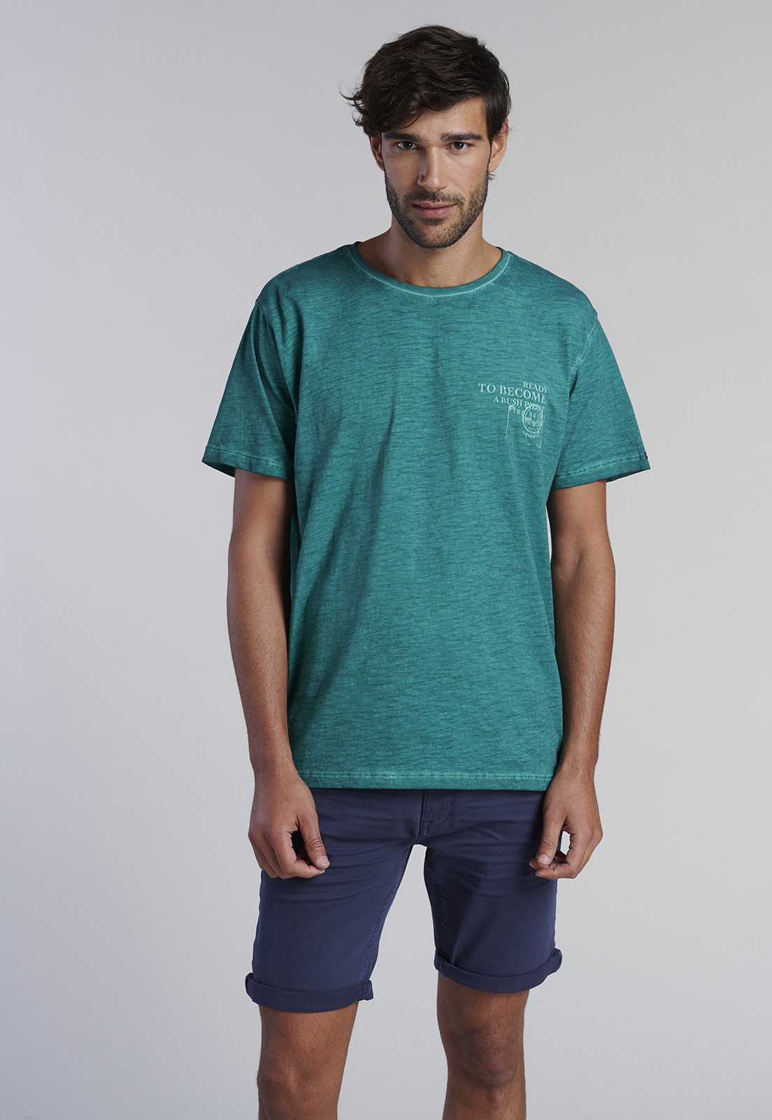 POLERA NEW YORK DK. GREEN - 1