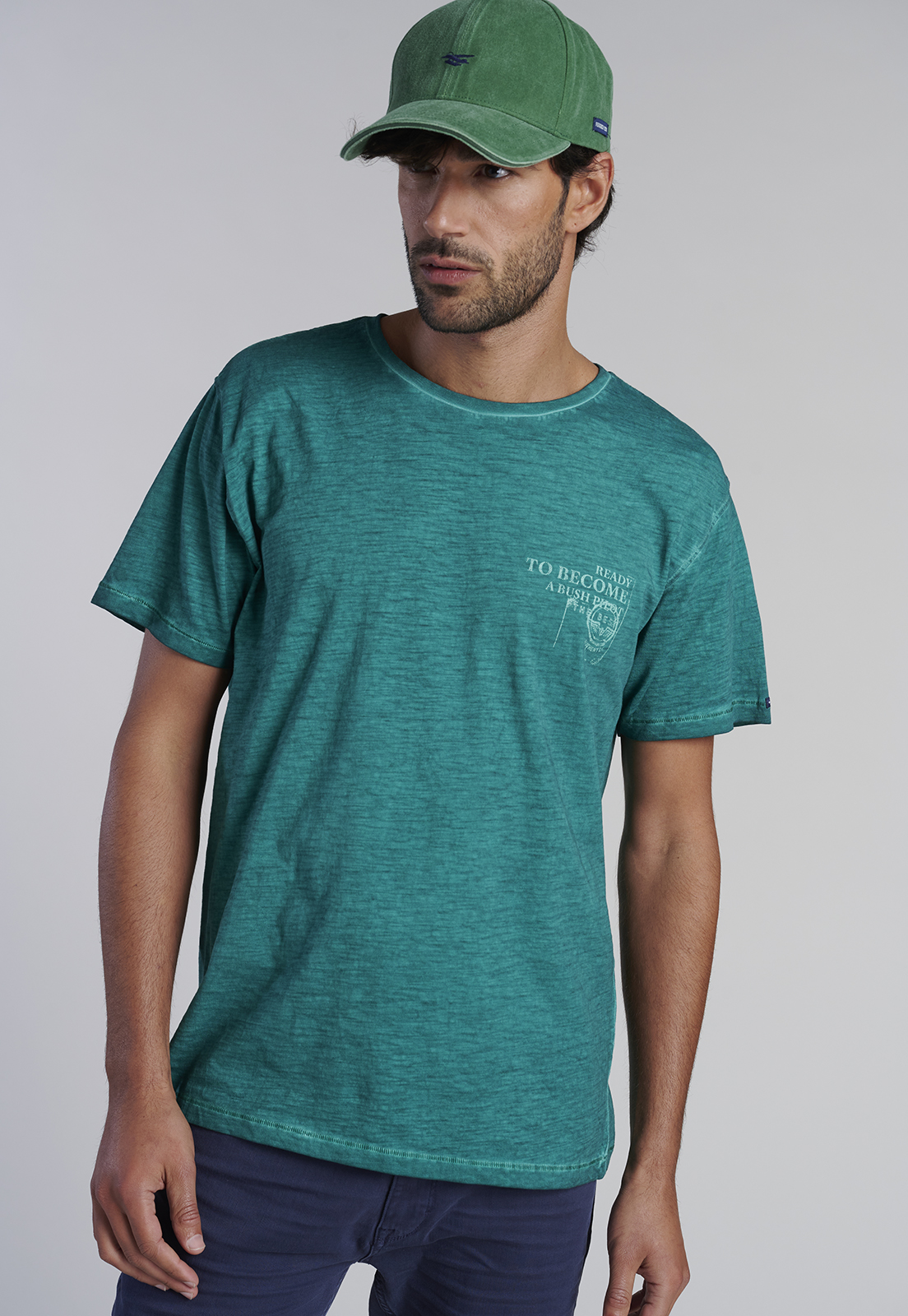 POLERA NEW YORK DK. GREEN - 5