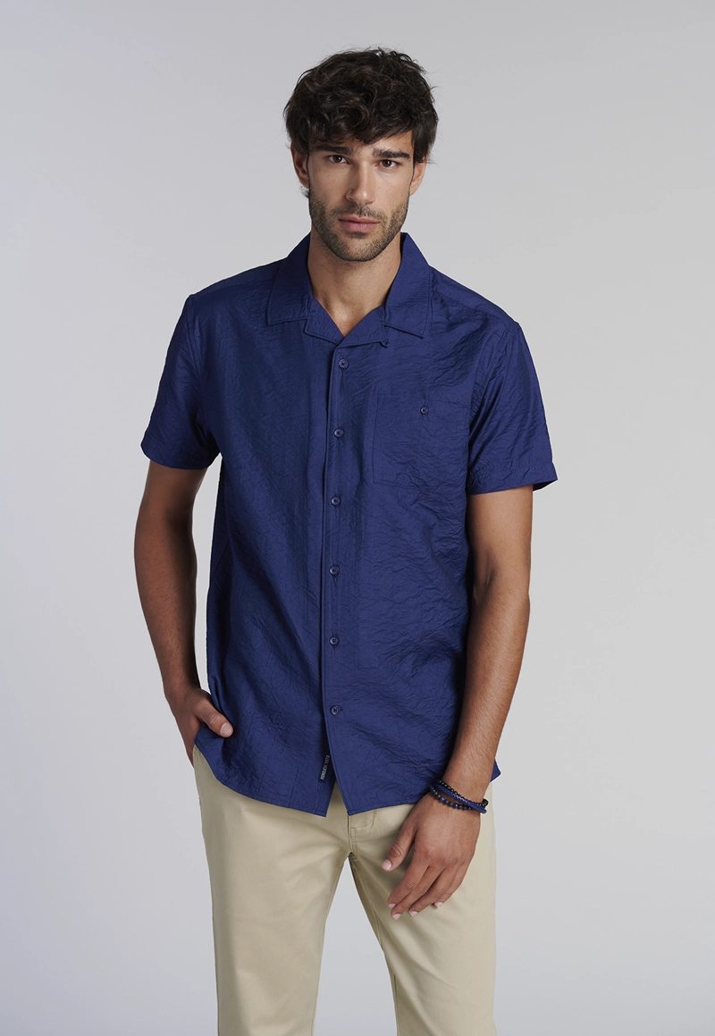 CAMISA IDAHO FEROUCH NAVY - 1