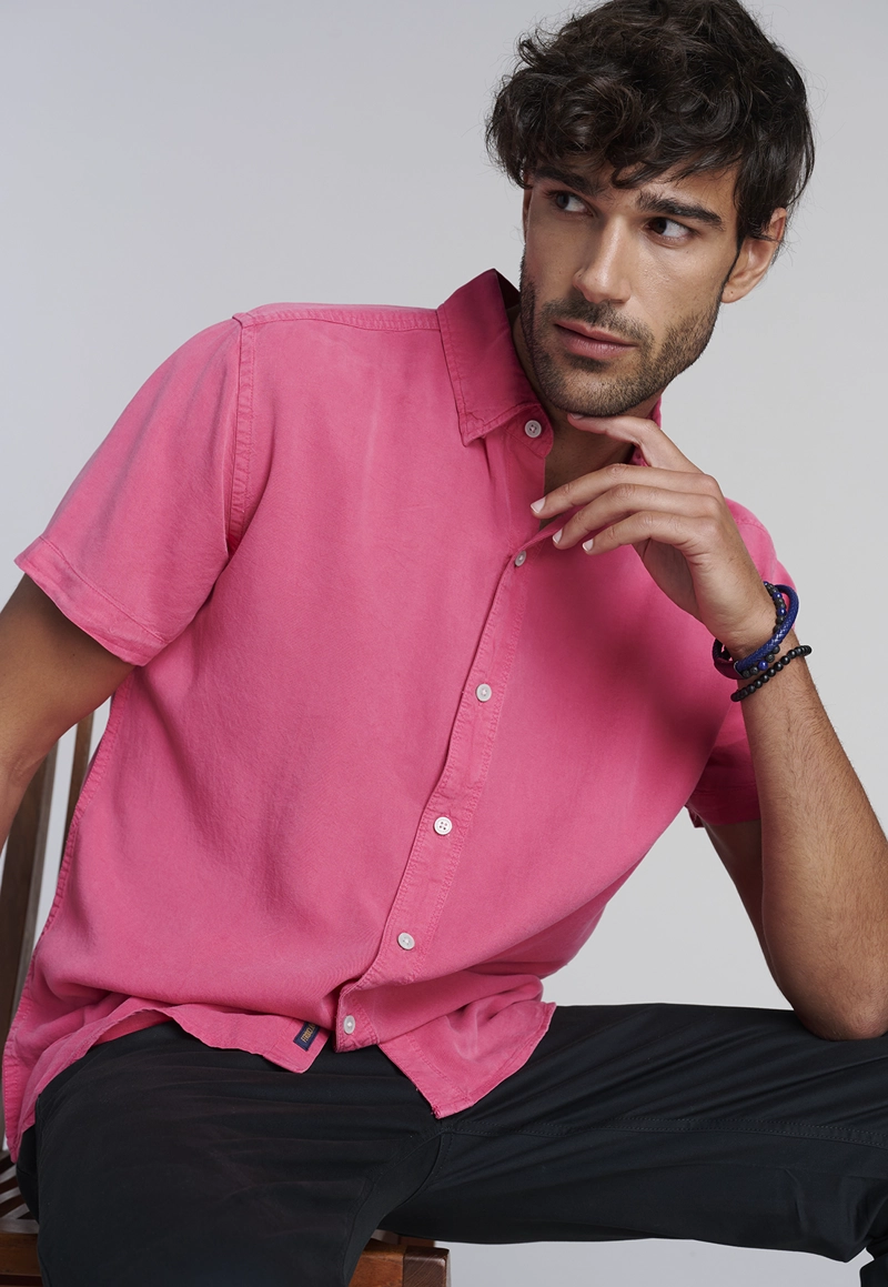 CAMISA SPORT LYOCELL FJ CORAL - 5