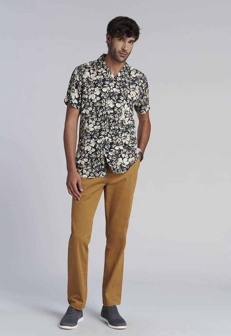 CAMISA ESTAMPADA IRVING FJ BLACK - 2