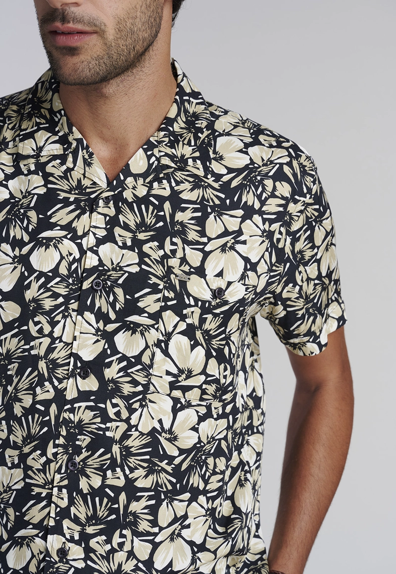 CAMISA ESTAMPADA IRVING FJ BLACK - 3
