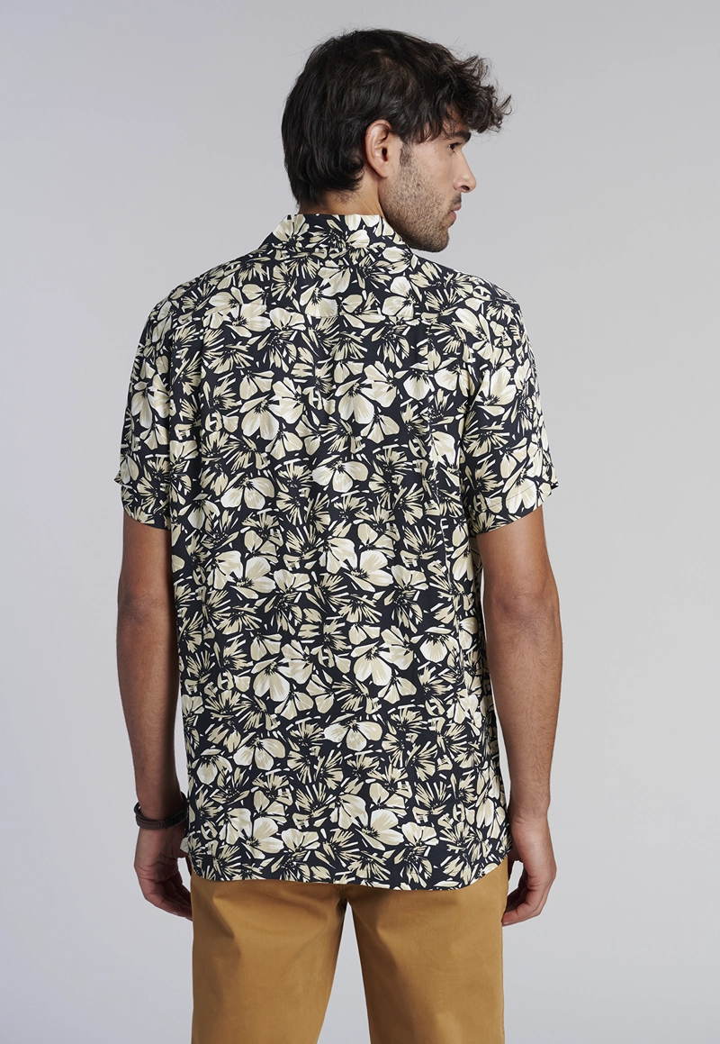 CAMISA ESTAMPADA IRVING FJ BLACK - 4