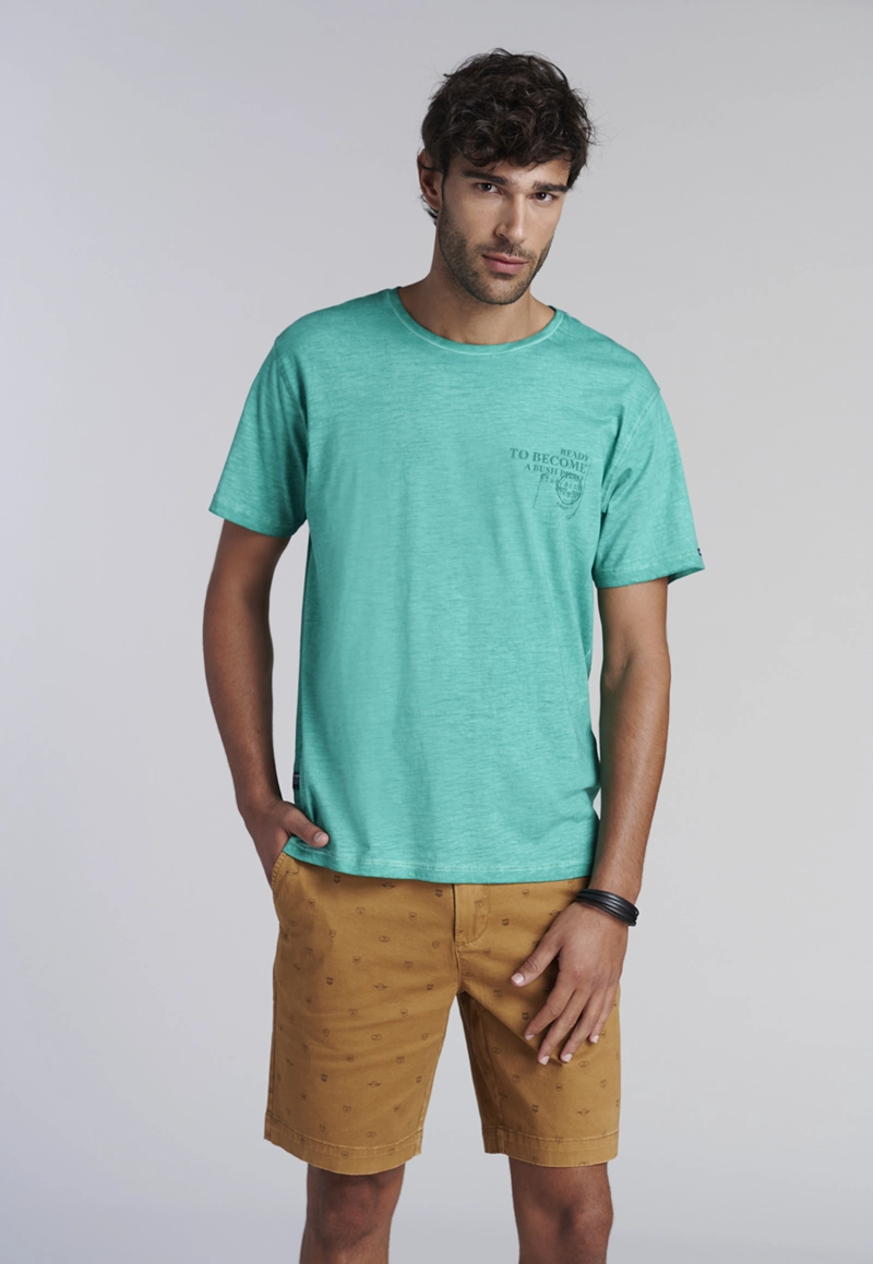 POLERA NEW YORK LT. GREEN - 1
