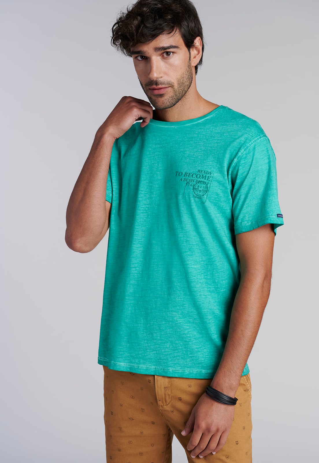 POLERA NEW YORK LT. GREEN - 5
