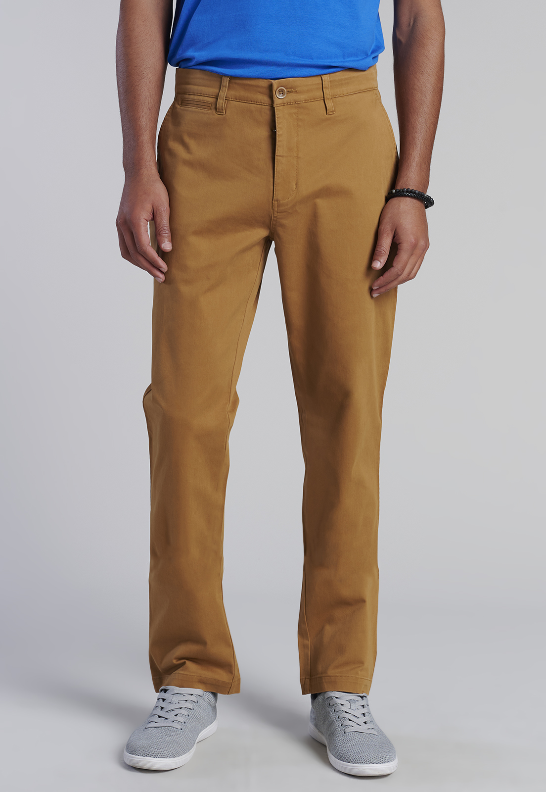 PANTALÓN ALGODÓN HOMBRE FEROUCH CAMEL 206001Y0053 TWILL REGULAR L/33 - 1