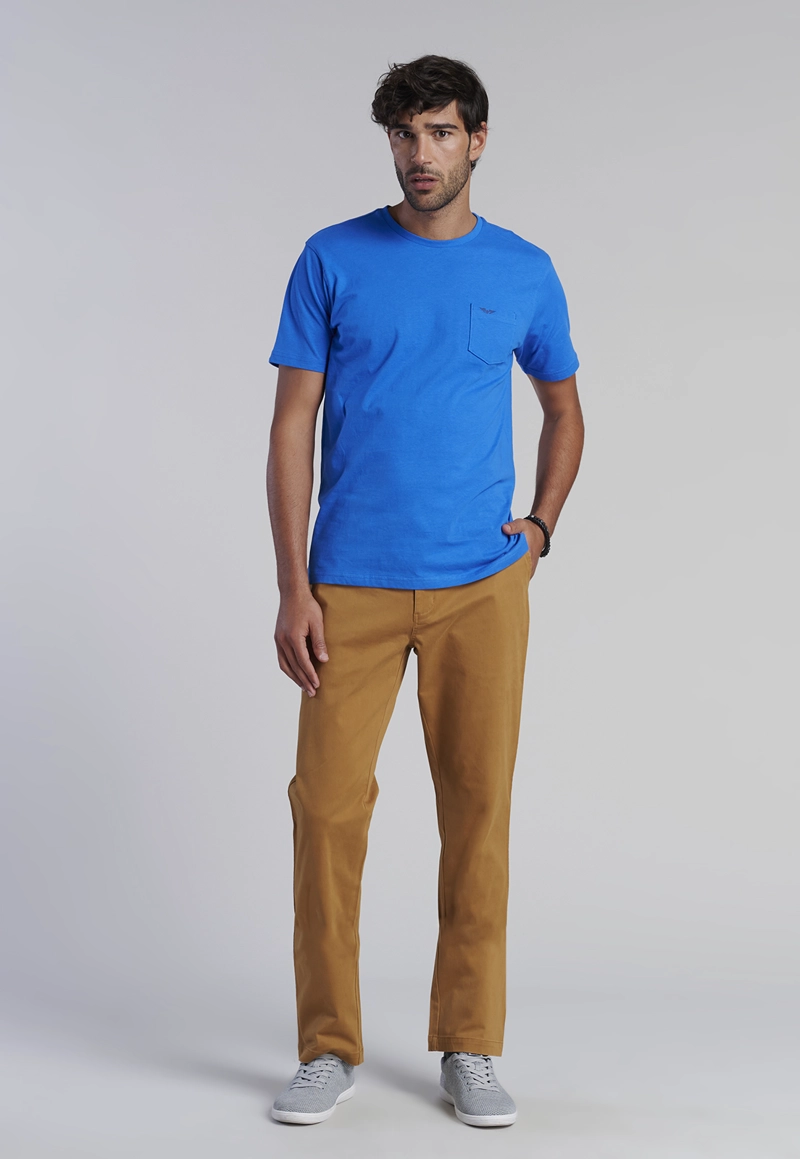 PANTALÓN ALGODÓN HOMBRE FEROUCH CAMEL 206001Y0053 TWILL REGULAR L/33 - 2