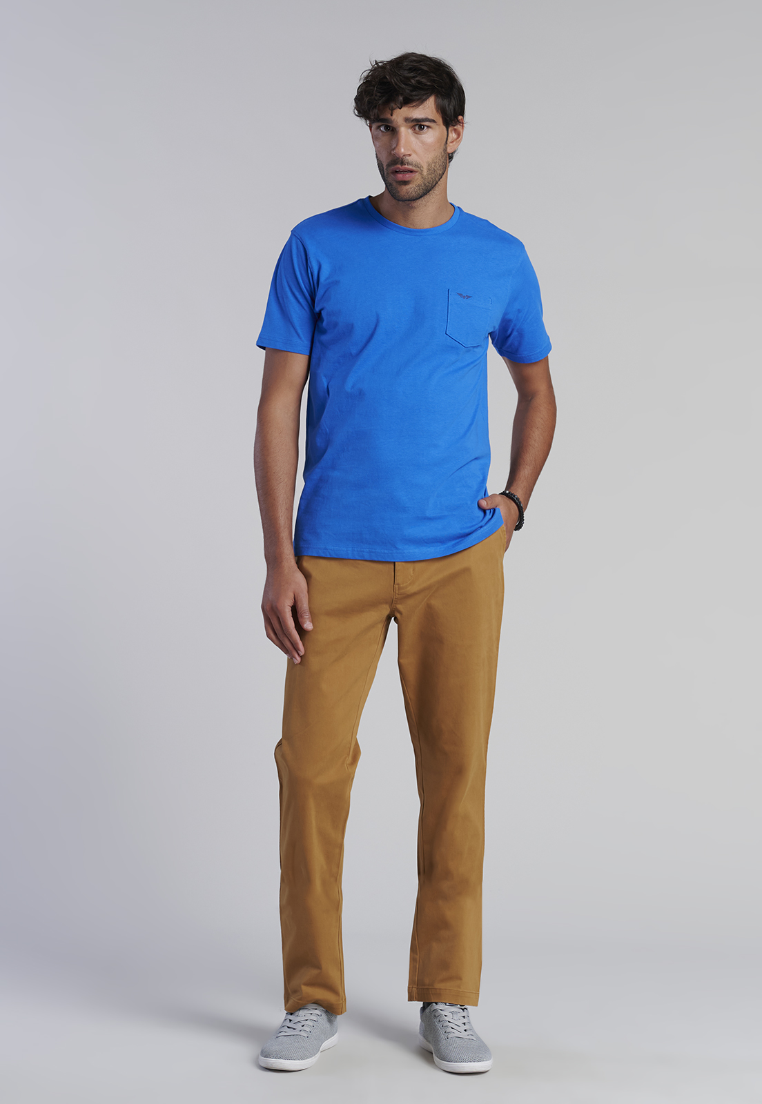 PANTALÓN ALGODÓN HOMBRE FEROUCH CAMEL 206001Y0053 TWILL REGULAR L/33 - 2
