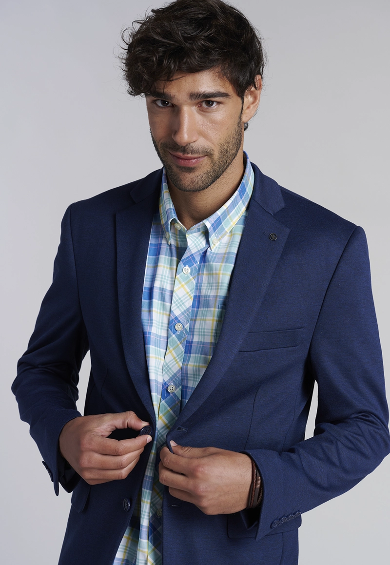 CAMISA CHECKERED KANSAS  F TURQUOISE - 5