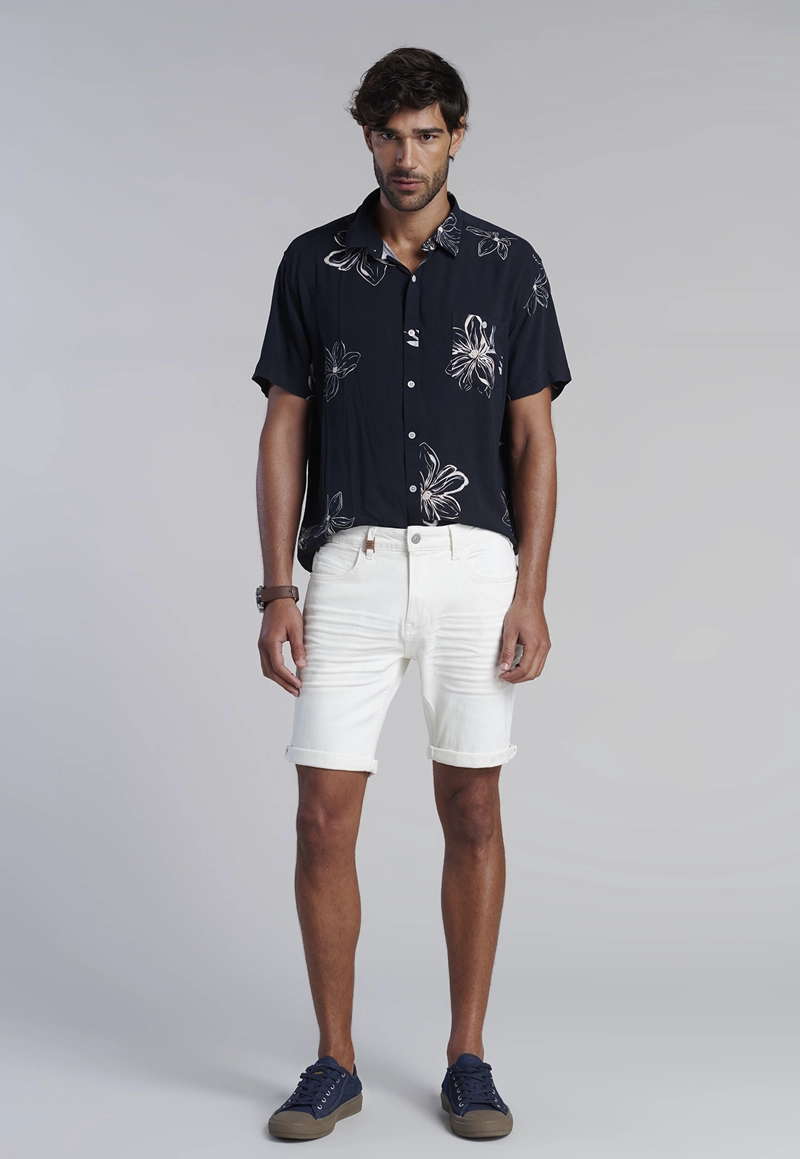 BERMUDA ALGODÓN HOMBRE FEROUCH ECRU 257406Y0189 ELYRIA FJ - 2