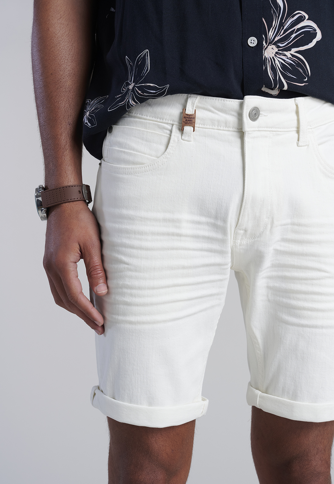 BERMUDA ALGODÓN HOMBRE FEROUCH ECRU 257406Y0189 ELYRIA FJ - 3