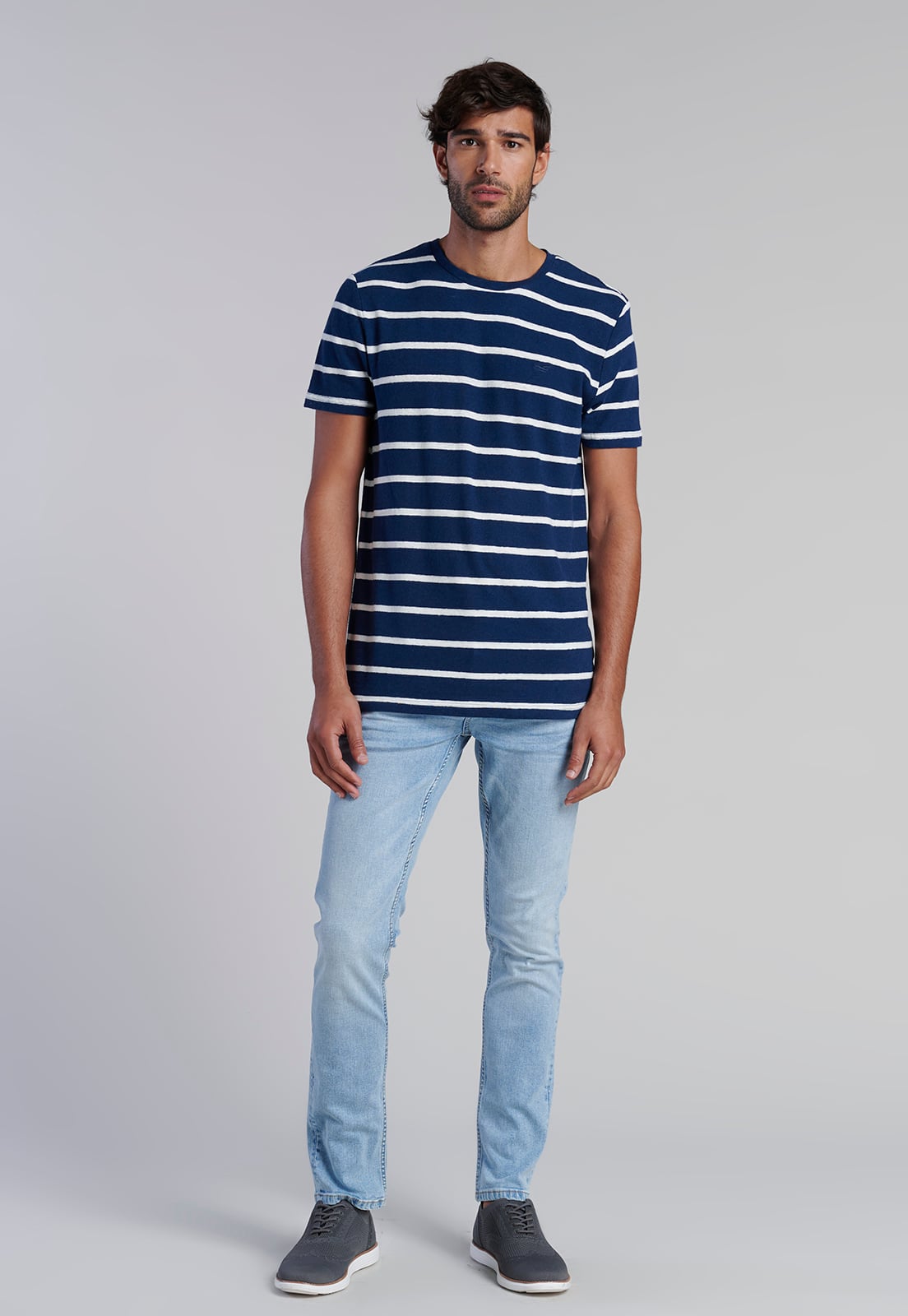 POLERAS RAYAS PASADENA NAVY - 2