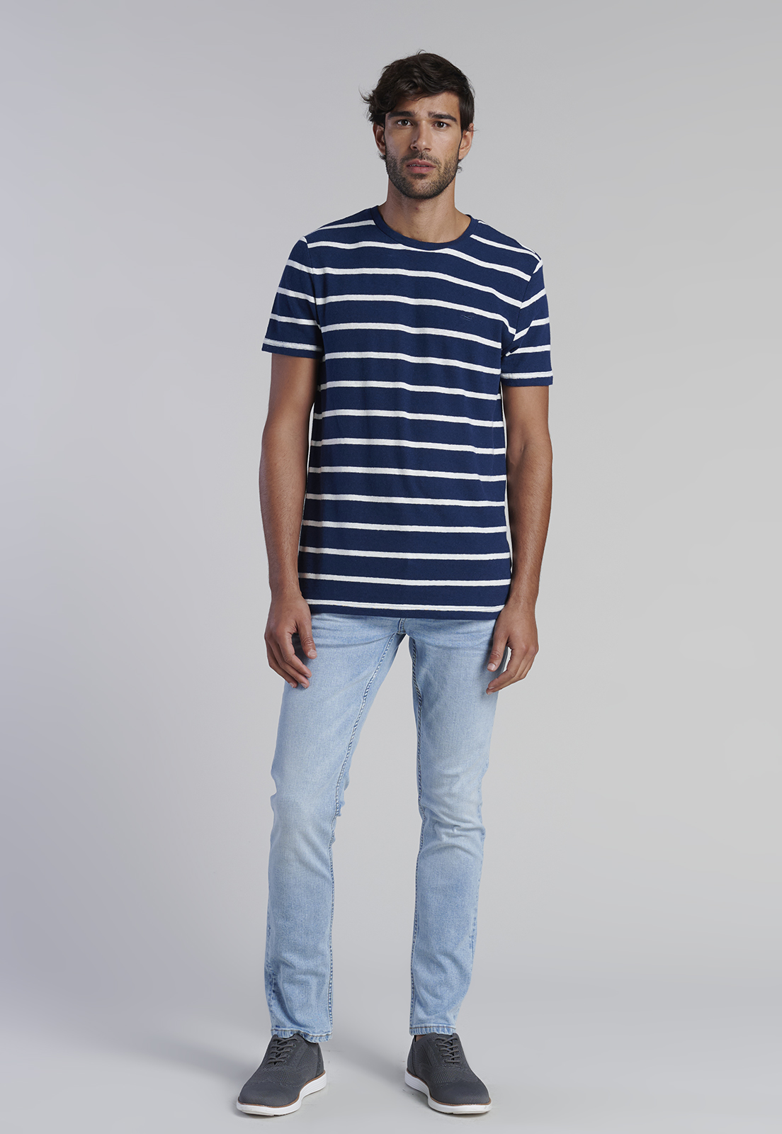POLERAS RAYAS PASADENA NAVY - 2