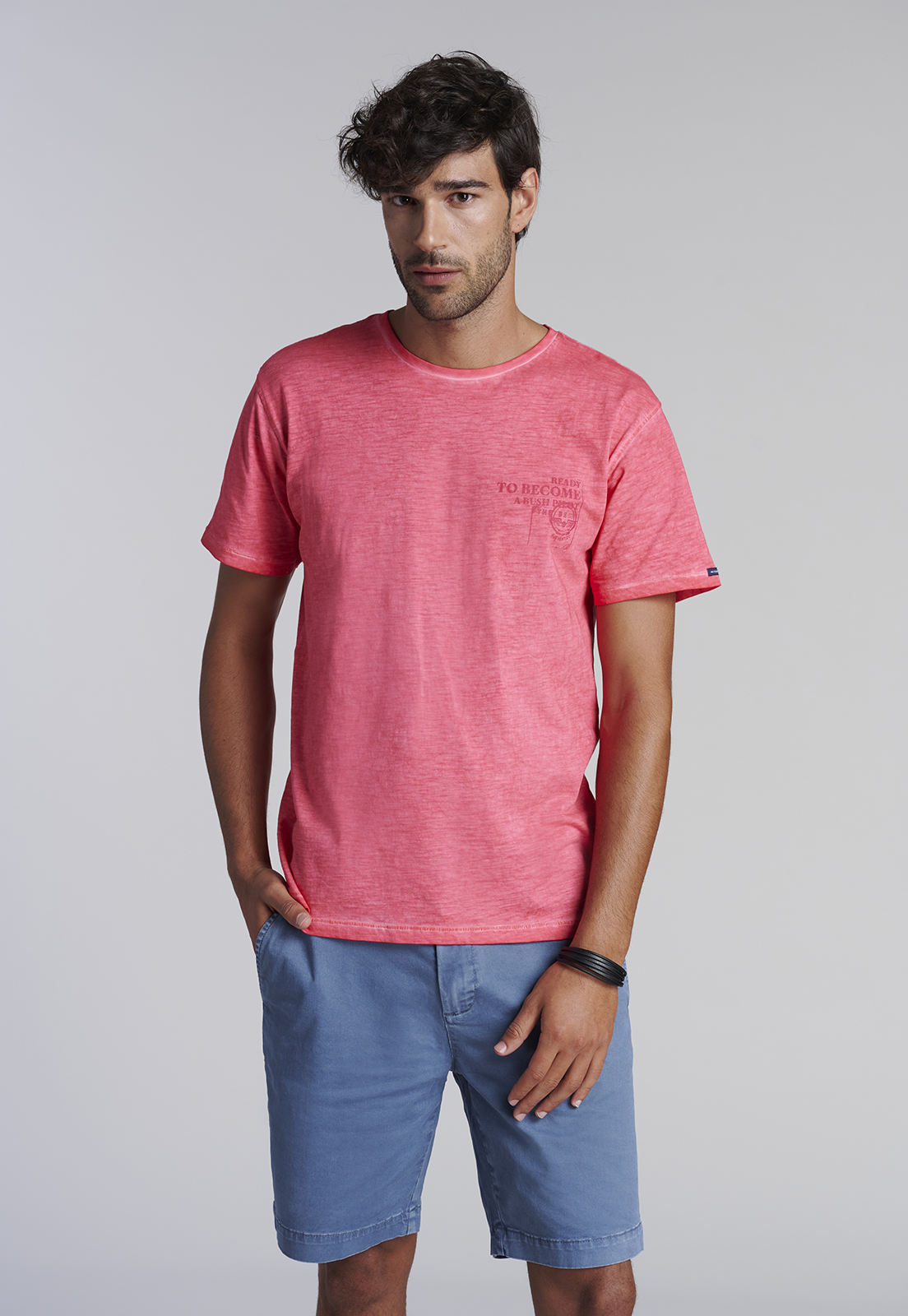 POLERA NEW YORK LT CORAL - 1