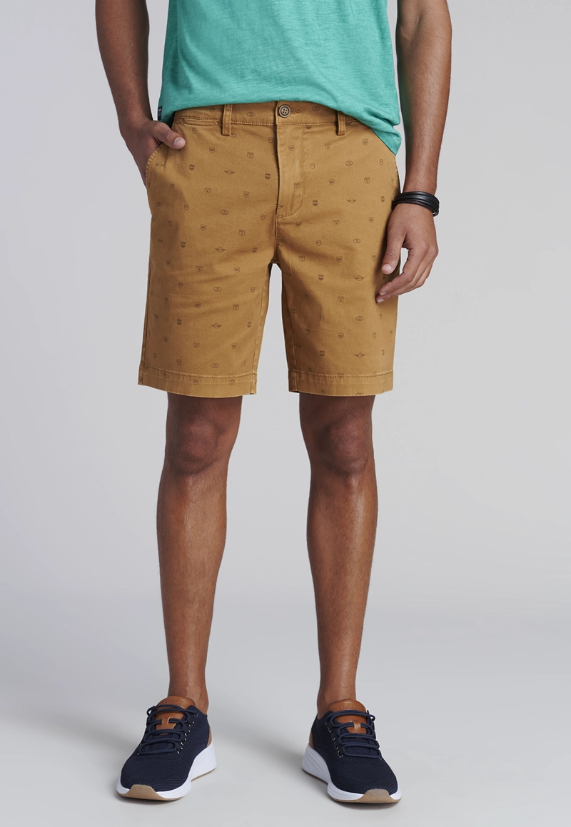 BERMUDA ALGODÓN HOMBRE FEROUCH CAMEL 251301Y0053 RICHMOND F - 1