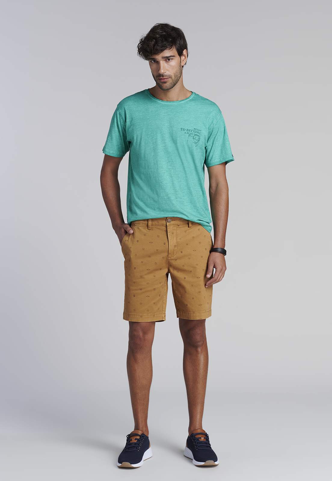 BERMUDA ALGODÓN HOMBRE FEROUCH CAMEL 251301Y0053 RICHMOND F - 2