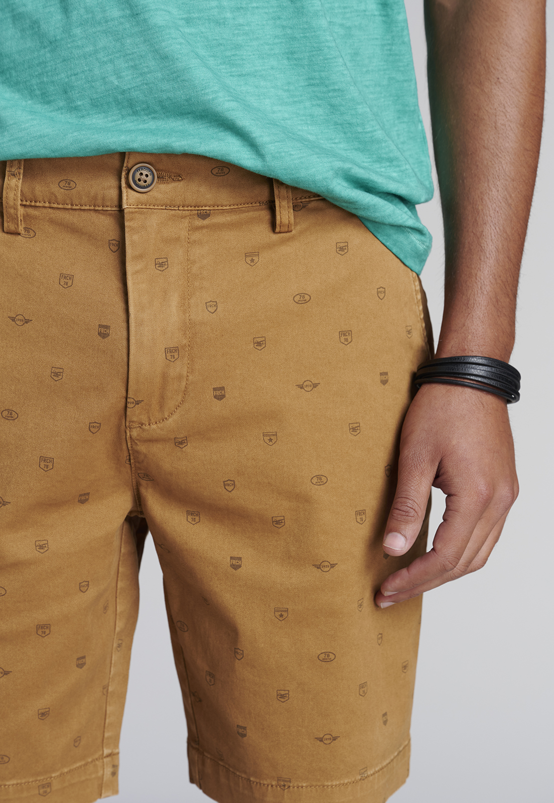 BERMUDA ALGODÓN HOMBRE FEROUCH CAMEL 251301Y0053 RICHMOND F - 3