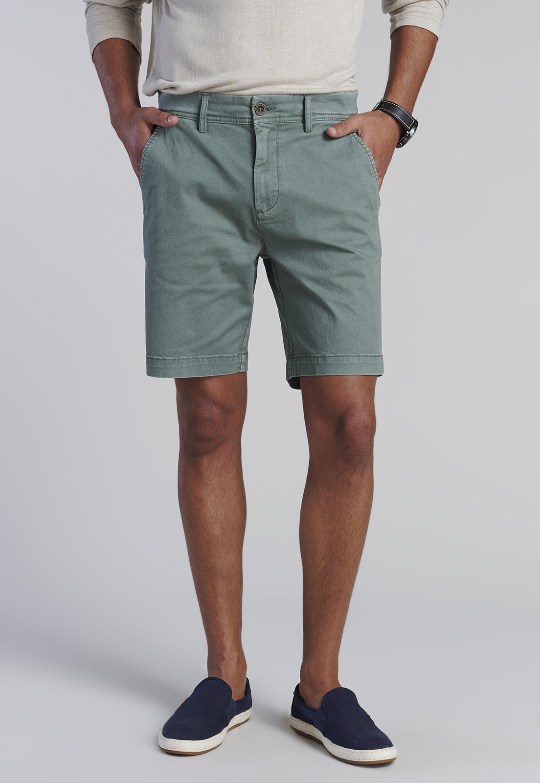 BERMUDA ALGODÓN HOMBRE FEROUCH GREEN 251305Y0048 NEWPORT F - 1