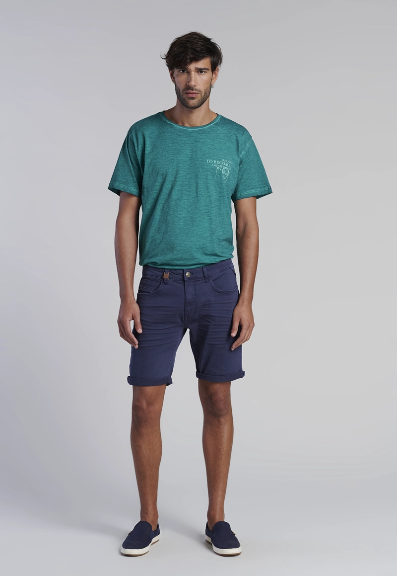 BERMUDA ALGODÓN HOMBRE FEROUCH AZUL 257406Y0032 ELYRIA FJ BLUE - 2