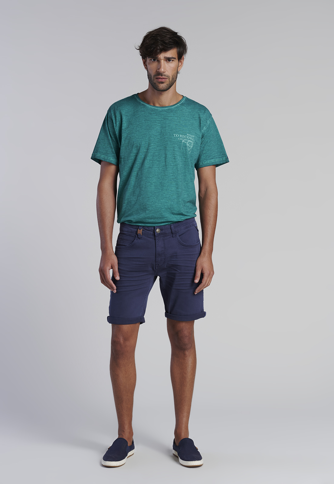 BERMUDA ALGODÓN HOMBRE FEROUCH AZUL 257406Y0032 ELYRIA FJ BLUE - 2