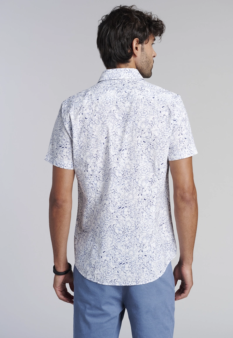 CAMISA ESTAMPADA HAWAI FJ BLUE - 4