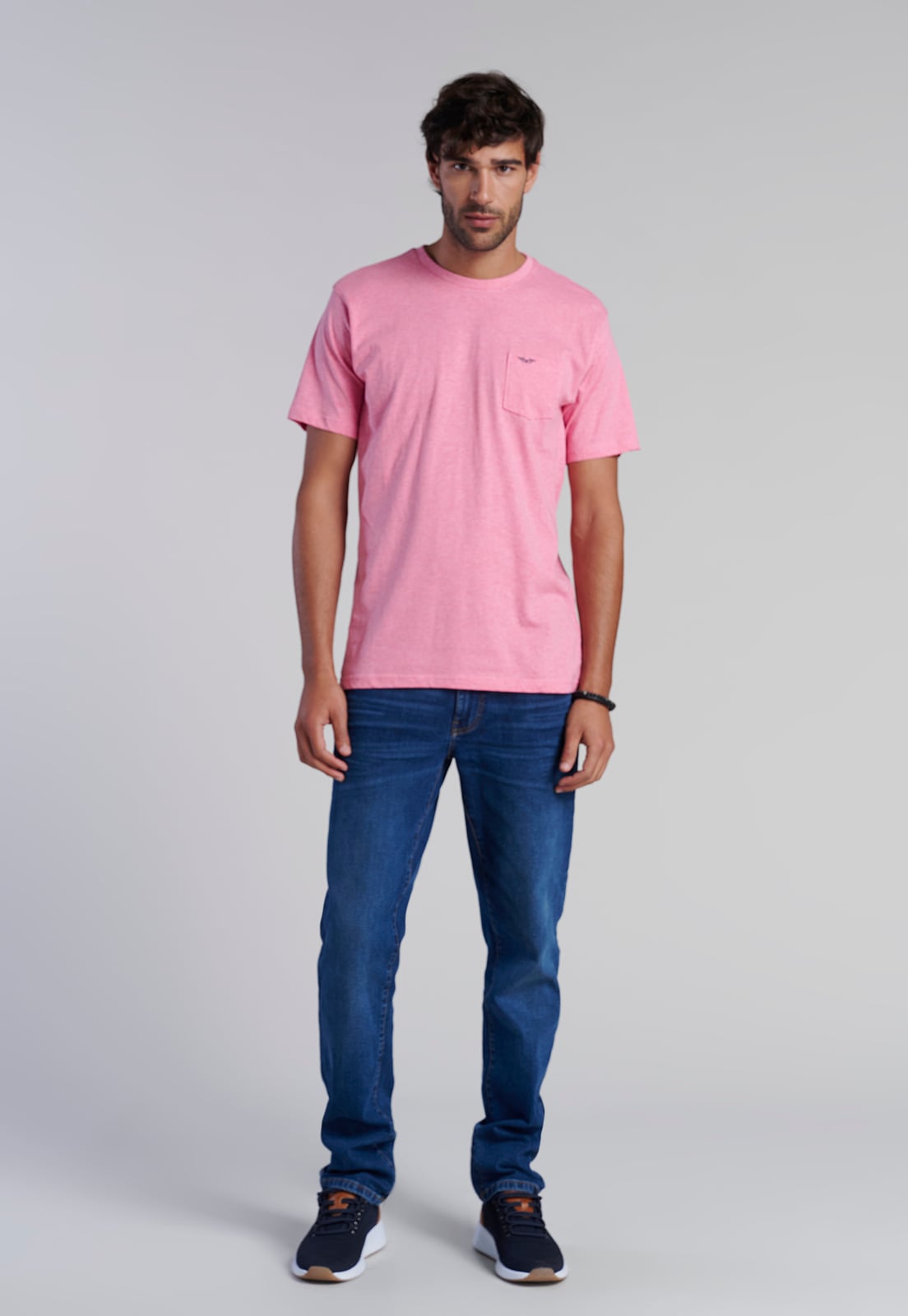 POLERA BOLSILLO HOUSTON FUCSIA MELAN - 2