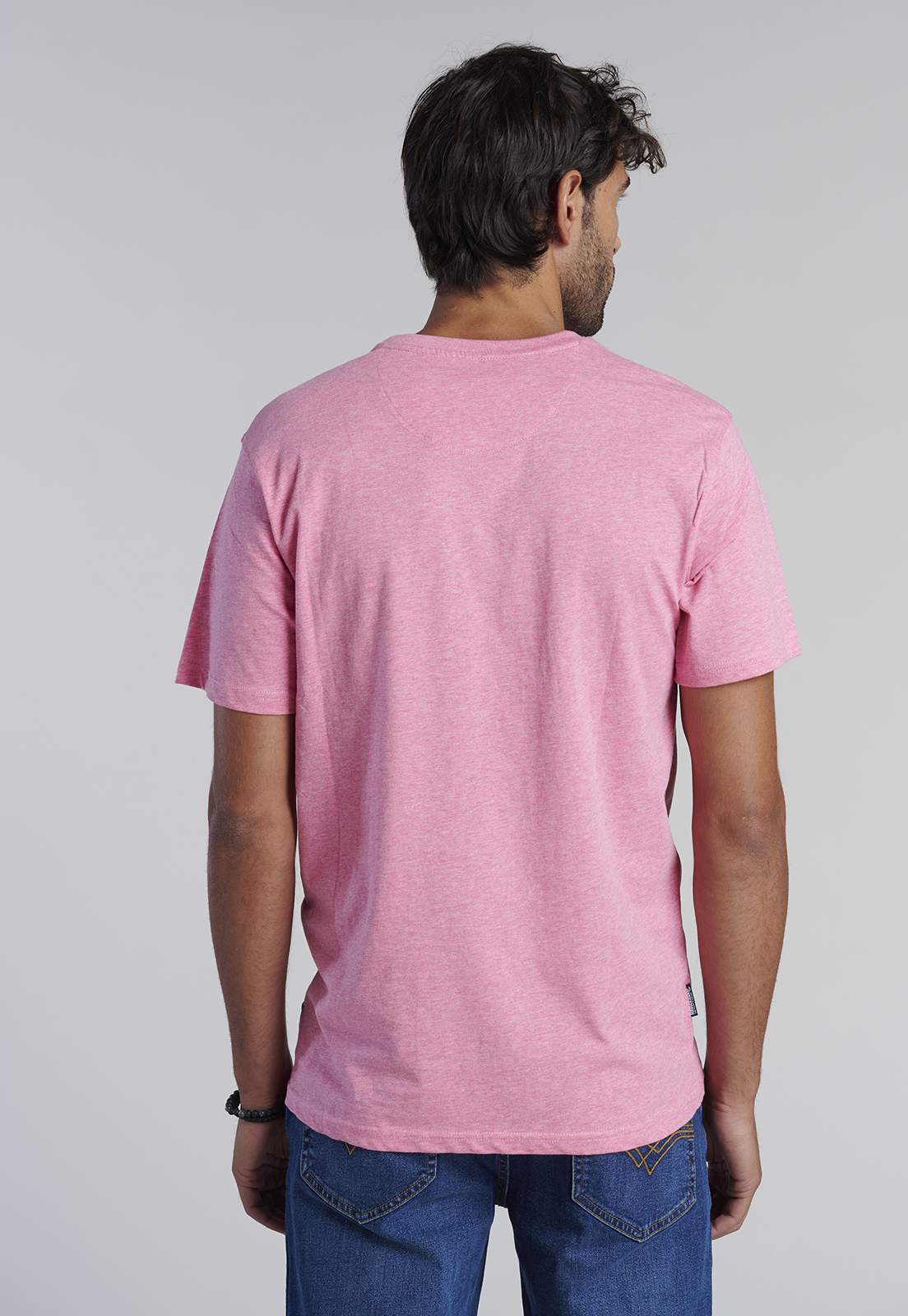 POLERA BOLSILLO HOUSTON FUCSIA MELAN - 4