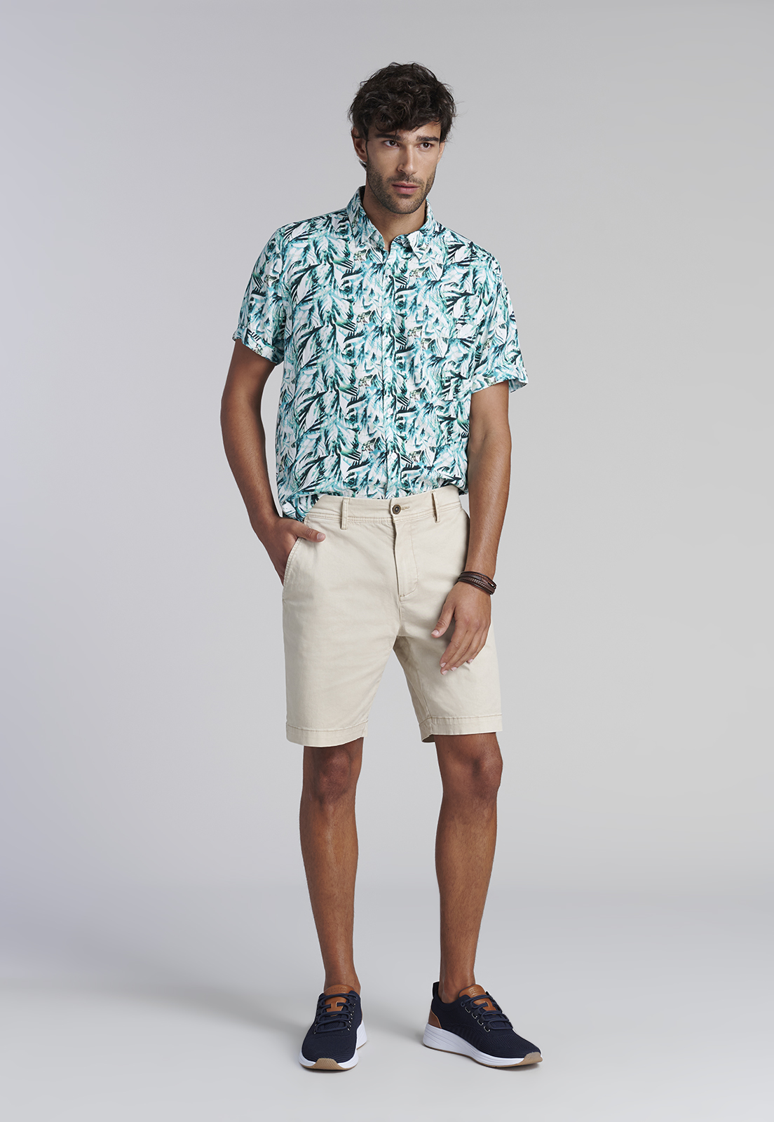 BERMUDA ALGODÓN HOMBRE FEROUCH SAND 251305Y0003 NEWPORT F - 2