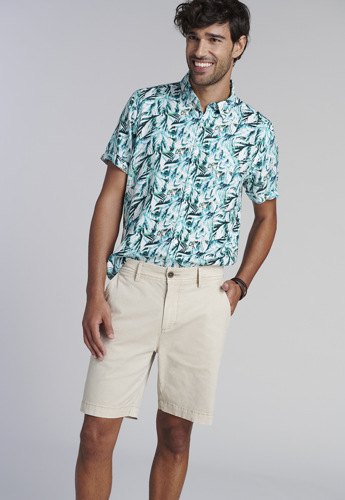BERMUDA ALGODÓN HOMBRE FEROUCH SAND 251305Y0003 NEWPORT F - 5