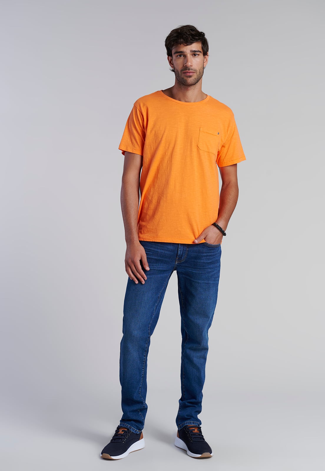 POLERA BOLSILLO BOSTON ORANGE - 2