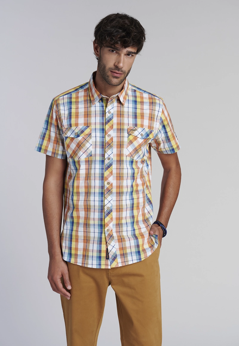 CAMISA CHECKERED  TORONTO FJ YELLOW - 1