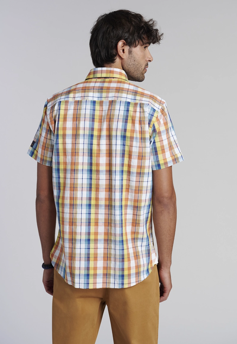 CAMISA CHECKERED  TORONTO FJ YELLOW - 4