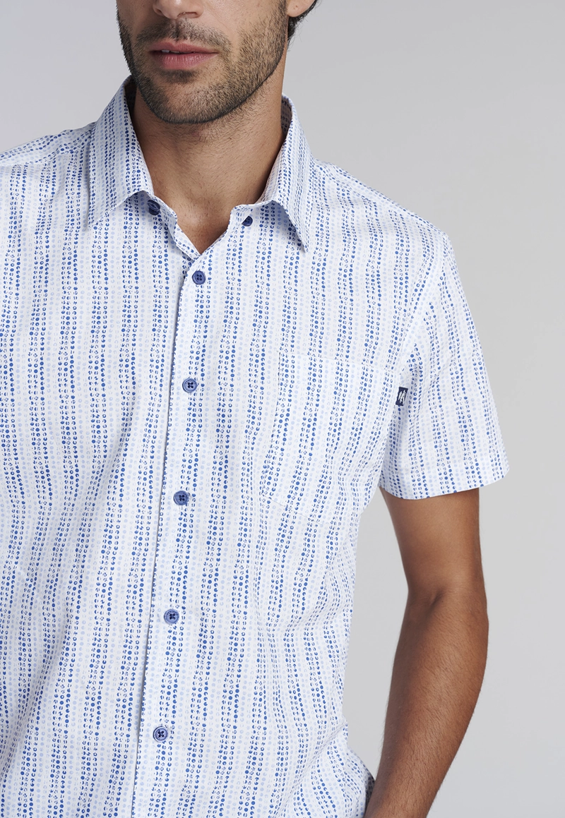 CAMISA MINI PRINT F SKY - 3