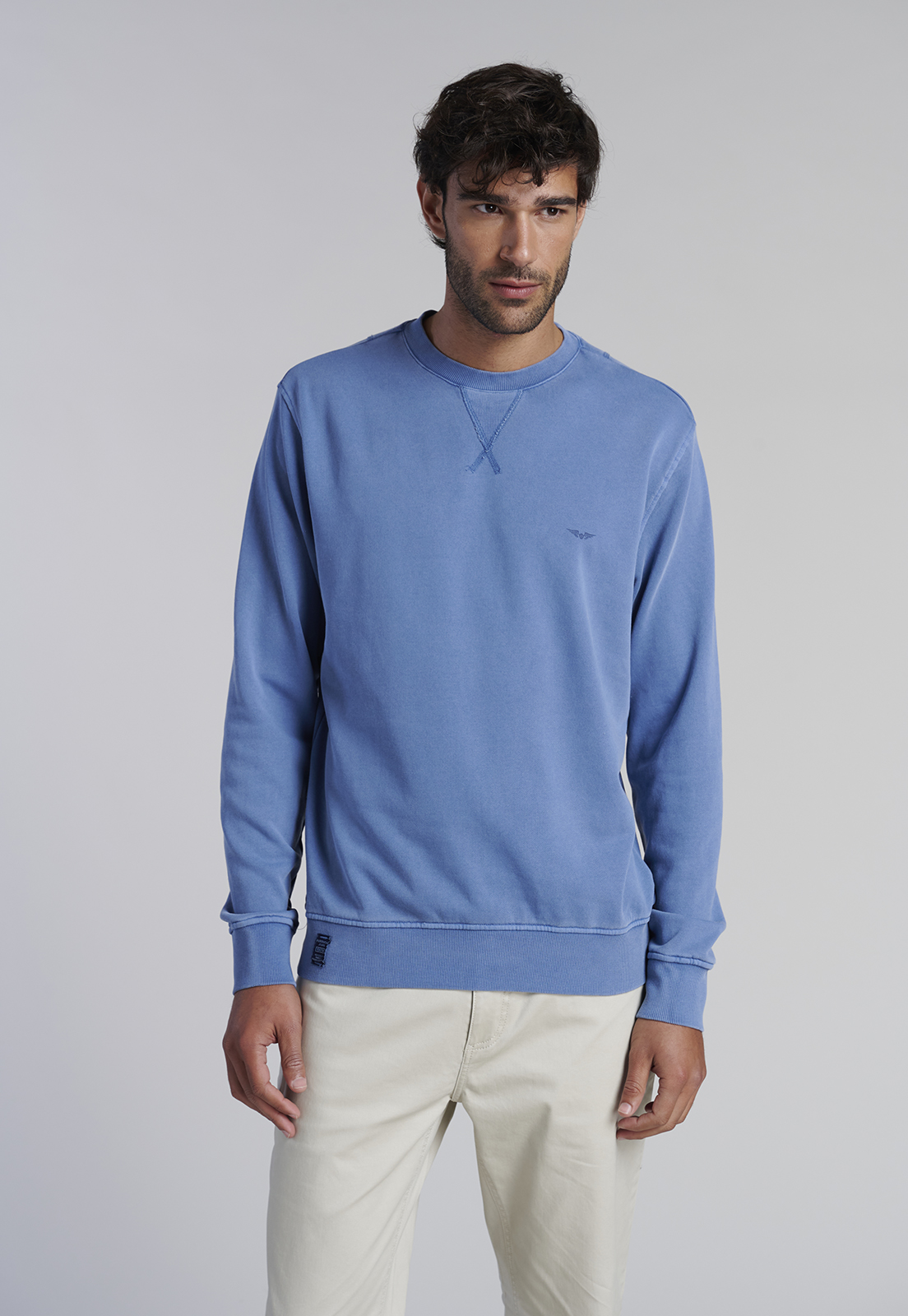 POLERON CREW NECK ANAHEIM LT. BLUE - 1