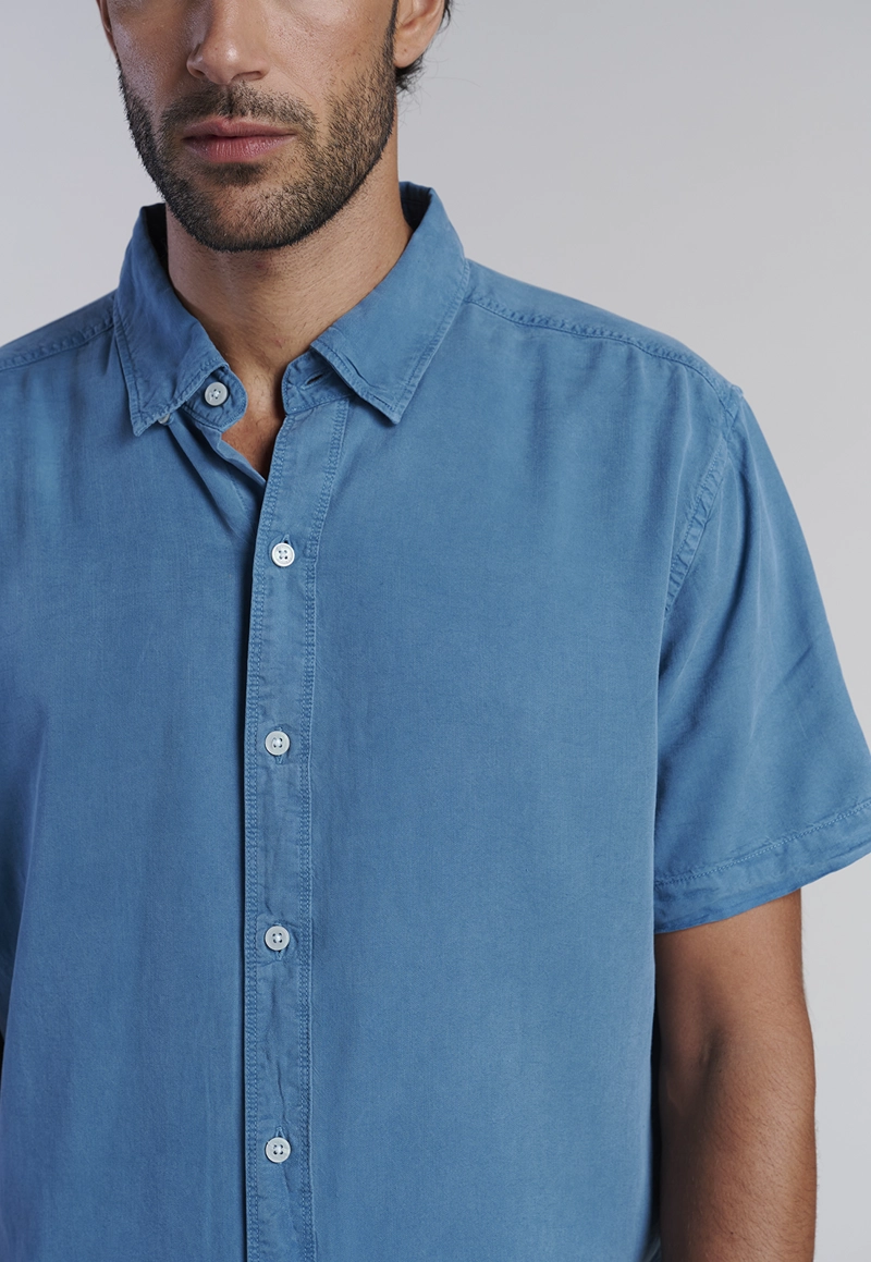 CAMISA SPORT LYOCELL FJ INDIGO - 3