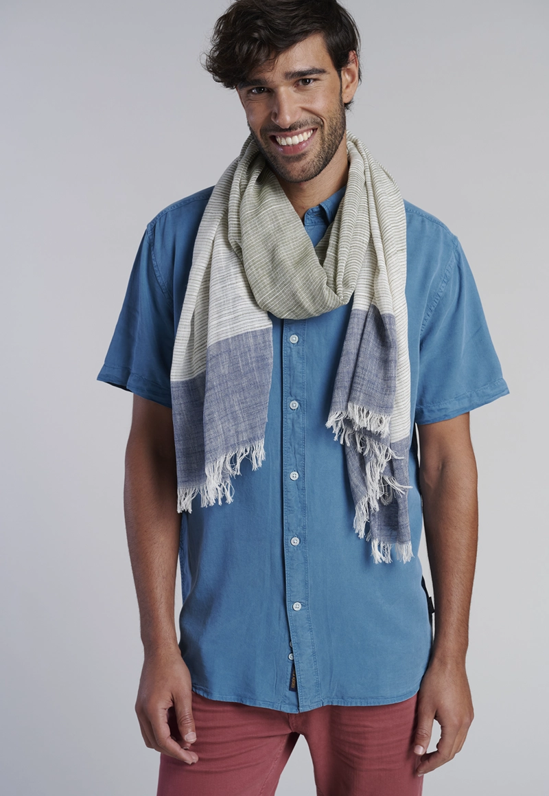 CAMISA SPORT LYOCELL FJ INDIGO - 5