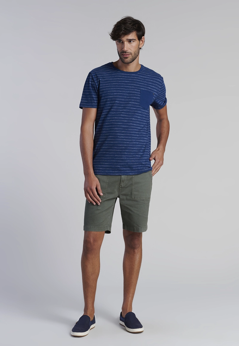 POLERA BOLSILLO IDAHO NAVY - 2
