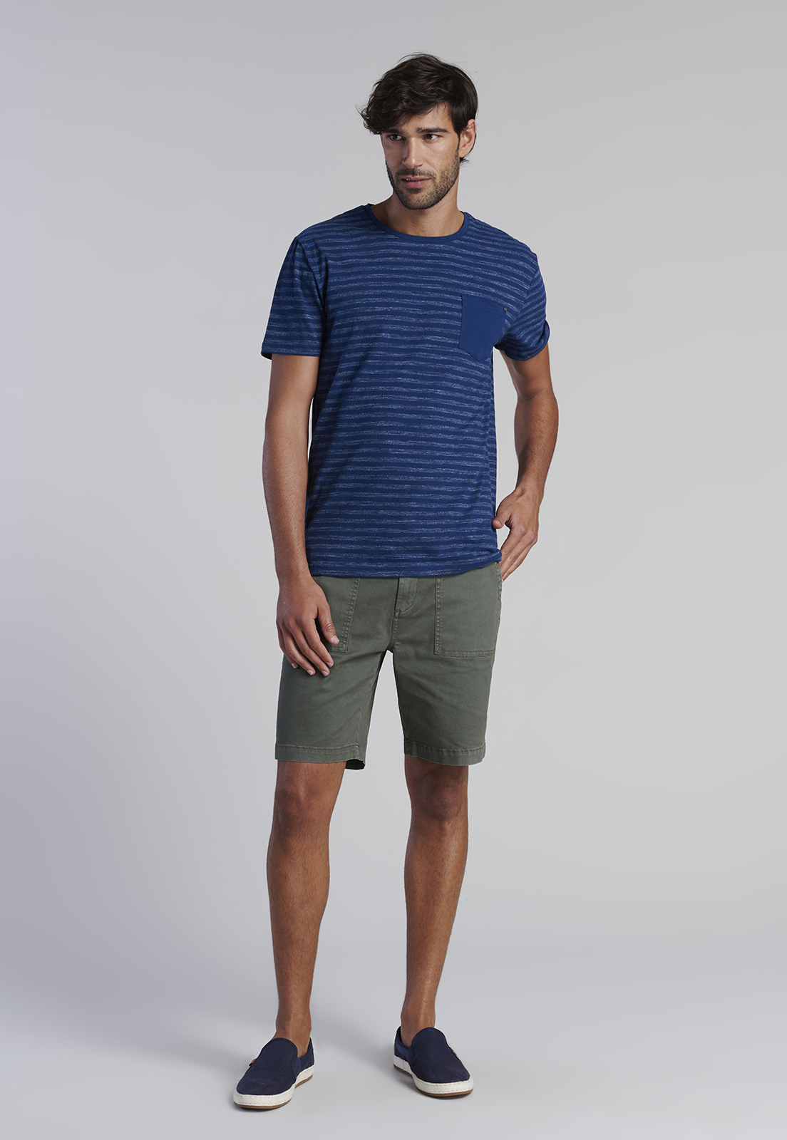 POLERA BOLSILLO IDAHO NAVY - 2