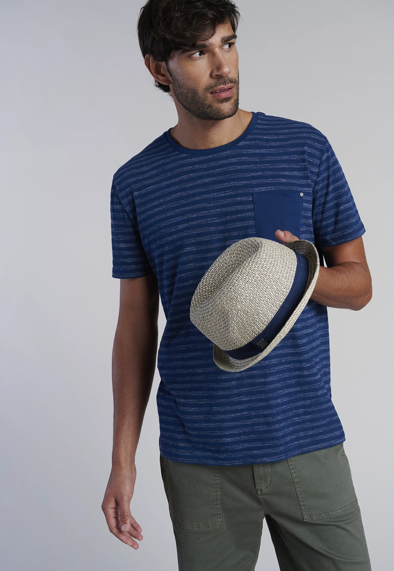 POLERA BOLSILLO IDAHO NAVY - 5