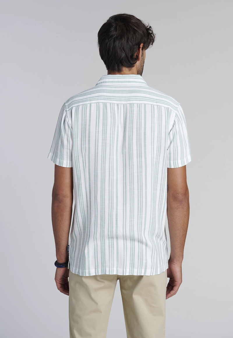 CAMISA LISTADA SPORT FJ GREEN - 4